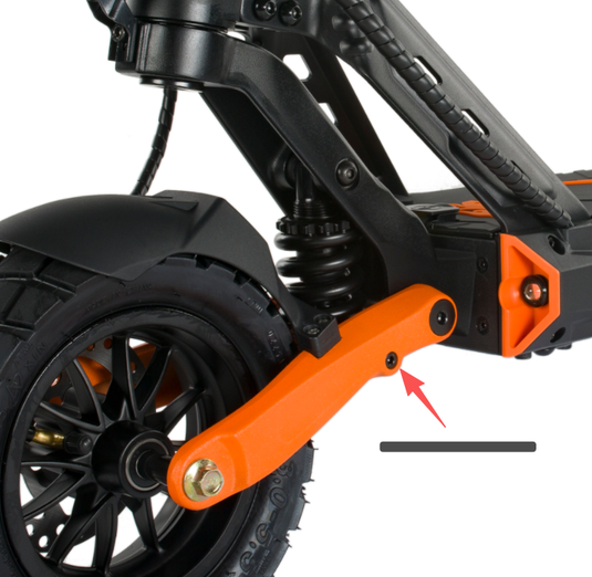KuKirin G2 Pro Dolna oś amortyzatora