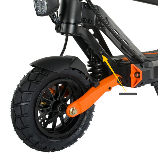 KuKirin G2 Pro Przednia górna oś amortyzatora 9inch