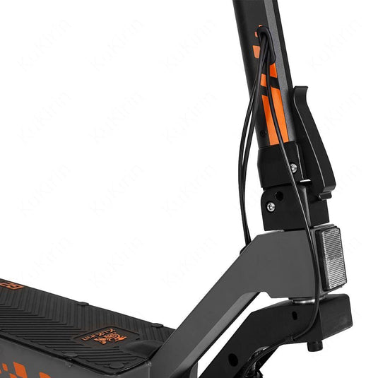 System amortyzacji hulajnogi KuKirin G2 dla komfortowej jazdy po nierównych powierzchniach